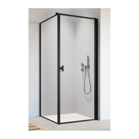 Ścianka Prysznicowa Nes KDJ I Czarna S1 75 Frame 10039075-54-56 Radaway