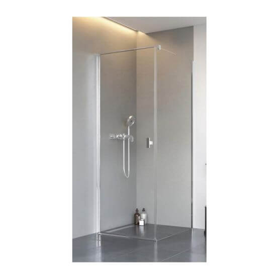 Ścianka Prysznicowa Nes KDJ/KDS I S1 100 Chrom/Czarny 10039100-01-01 Radaway