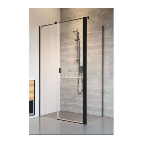 Ścianka Prysznicowa Nes KDS II/DWD Czarne S2 80 10040080-54-01 Radaway