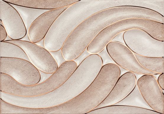 Dekor ścienny Navara Beige 25x36 Tubądzin Domino