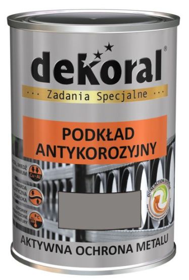 Podkład Antykorozyjny Szary RAL 7045 5L Dekoral