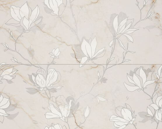 Dekor Ścienny Liberte Fleur 2-elementowy 74,8x59,8 Tubądzin gr. 10mm