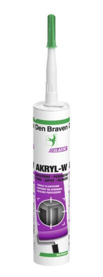 Akryl-W Biały 280 ml Den Braven