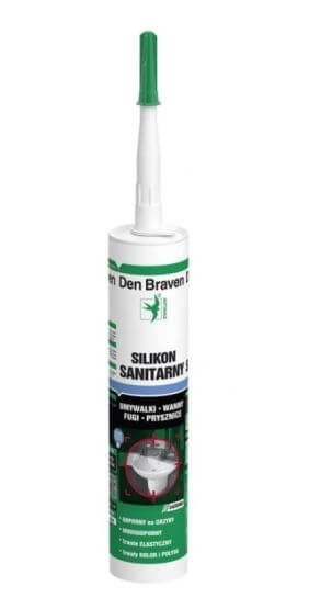 Silikon Sanitarny Bezbarwny 280 ml Den Braven