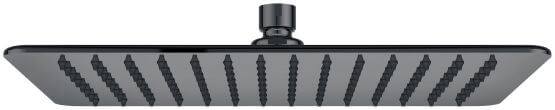 Deszczownica Prostokątna Teo 300x200 mm Gun Metal 04061BN Emporia