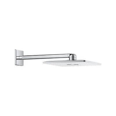 Deszczownica Z Ramieniem 430 mm, 2 Strumienie Rainshower SmartActive 310 Cube Moon White 26479LS0 Grohe