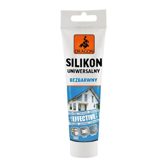 Silikon Uniwersalny Bezbarwny 100 ml Dragon