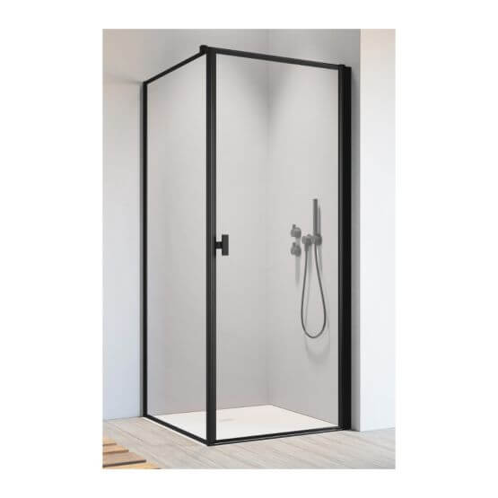 Drzwi Prysznicowe Nes 8 KDJ I Czarne 90 Prawe Frame 10072090-54-56R Radaway