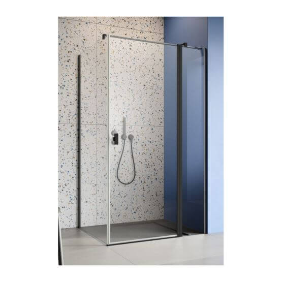 Drzwi Prysznicowe Nes 8 KDJ II Czarne 80 Prawe 10086080-54-01R Radaway