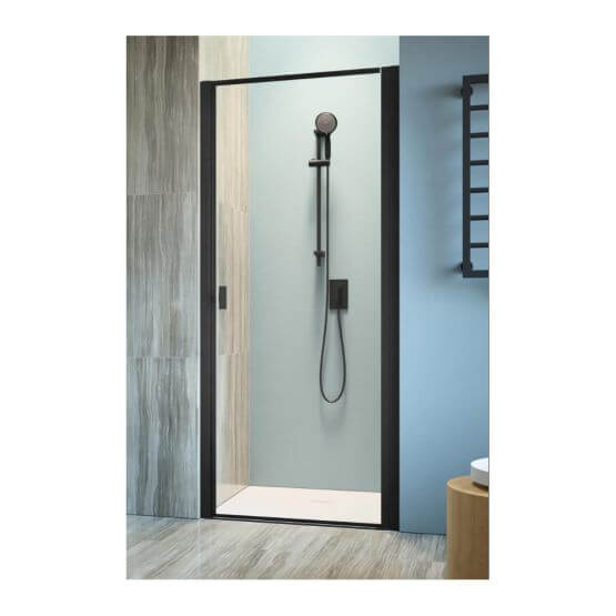 Drzwi Prysznicowe Nes DWJ I Czarne 80 Prawe Frame 10026080-54-56R Radaway