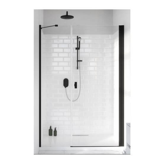Drzwi Prysznicowe Nes DWS Czarne 140 Prawe 10028140-54-01R Radaway