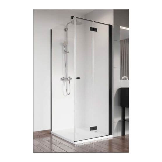 Drzwi Prysznicowe Nes KDJ B Czarne 80 Prawe 10025080-54-01R Radaway
