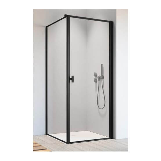 Drzwi Prysznicowe Nes KDJ I Czarne 80 Prawe Frame 10022080-54-56R Radaway