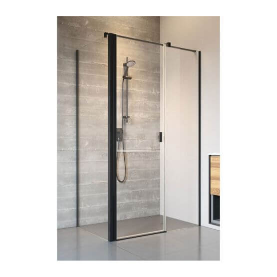 Drzwi Prysznicowe Nes KDS II Czarne 100 Lewe 10033100-54-01L Radaway