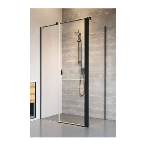 Drzwi Prysznicowe Nes KDS II Czarne 110 Prawe 10033110-54-01R Radaway