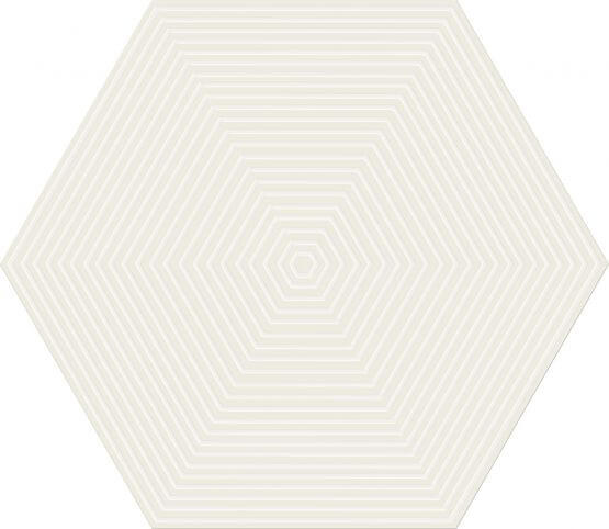 Dekor Cielo e Terra Bianco Geometry 1 MAT 10 mm 22,1x19,2 Tubądzin