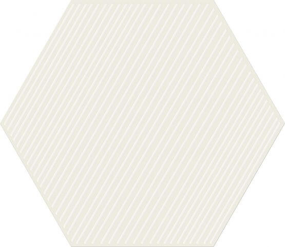 Dekor Cielo e Terra Bianco Geometry 3 MAT 22,1x19,2 Tubądzin