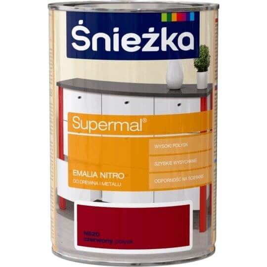Emalia Nitro 0.8L Czerwony N520 Śnieżka