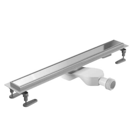 Odpływ Liniowy 80cm Z Rusztem Dekoracyjnym, Stal Nierdzewna Polerowana Stilio INEX.1515.800.R.SNP Excellent