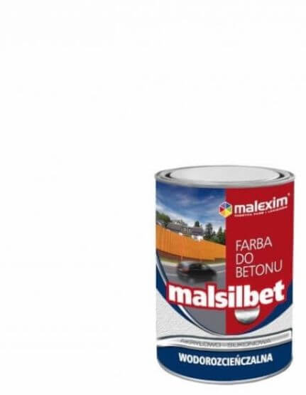 Farba Akrylowo-Silikonowa Malsilbet Biały 2.5L Malexim