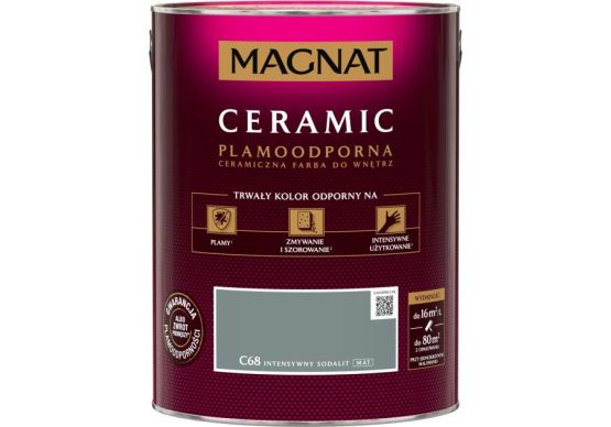 Farba Ceramiczna Ceramic C68 Intensywny Sodalit 5L Magnat