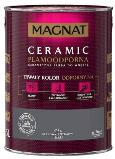 Farba Ceramiczna Magnat C54 Stylowy Antracyt 5L