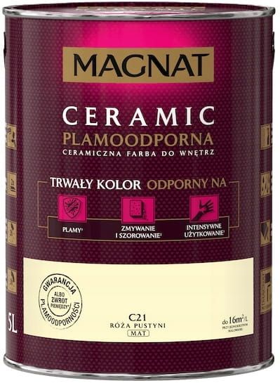 Farba Ceramiczna Magnat Ceramic C21 Róża Pustyni 5l