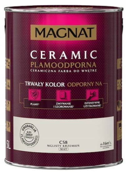 Farba Ceramiczna Magnat Ceramic C58 Mglisty Krzemień 5l