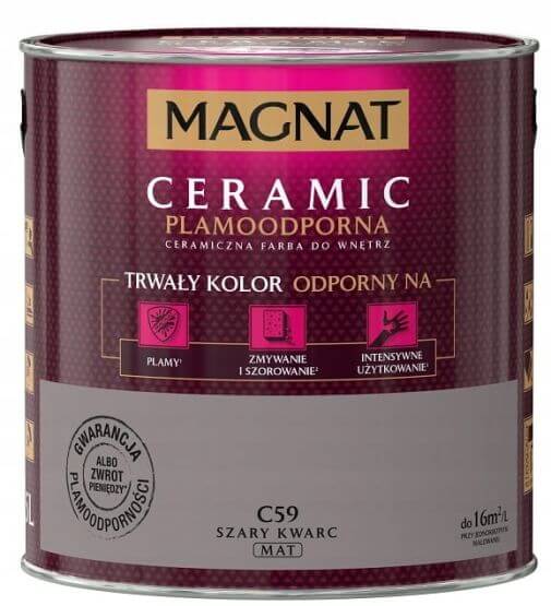 Farba Ceramiczna Magnat Ceramic C59 Szary Kwarc 2,5l