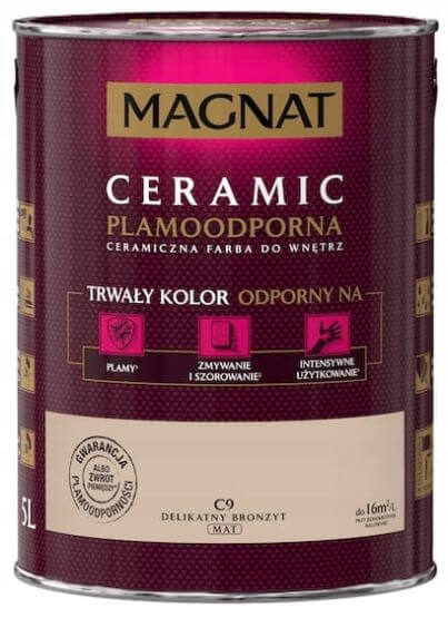 Farba Ceramiczna Magnat Ceramic C9 Delikatny Bronzyt 5l