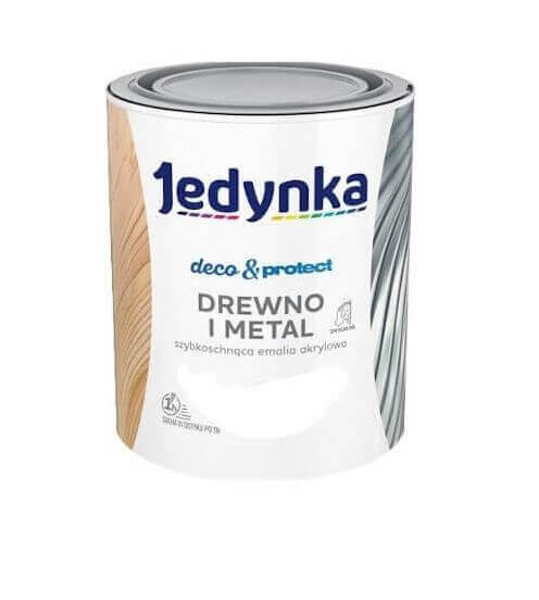 Farba Deco & Protect Drewno I Metal Biały Mat 0,7L Jedynka-Tikkurila
