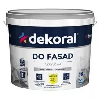Farba Akrylowa Do Fasad Intensywnie Szary Mat 1L Dekoral