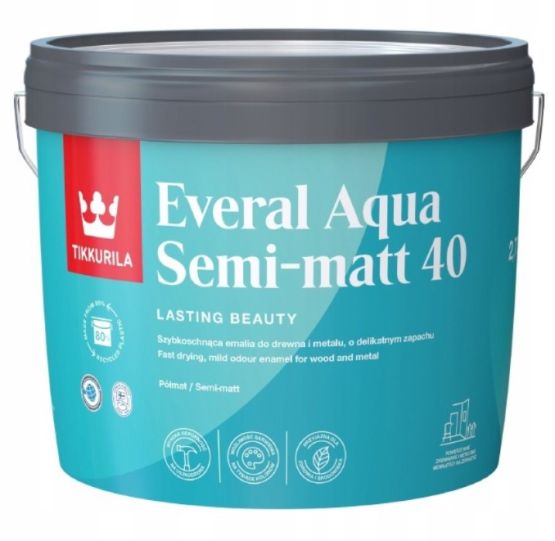 Farba Everal Aqua Semi Matt 40 Baza C Tikkurila