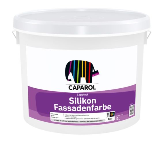 Farba Fasadowa Capatect Silikon Fassadenfarbe 10 L Baza 1 Caparol