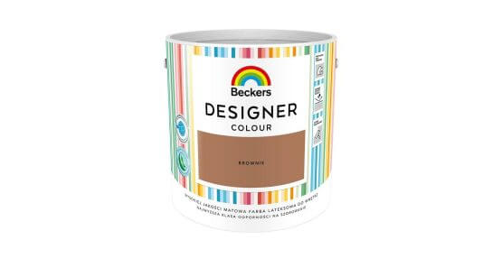 Farba Lateks Designer Colour Brownie 2,5L Beckers
