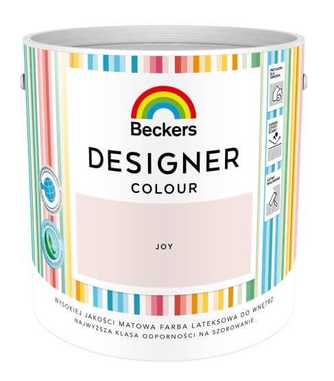 Farba Lateks Designer Colour Joy 5L Beckers