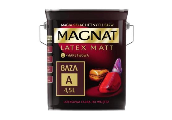 Farba Lateksowa Latex Matt Baza A 4,5L Magnat