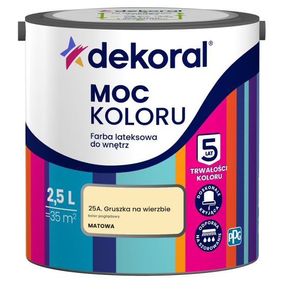 Farba Lateksowa Moc Koloru Gruszka Na Wierzbie 2,5l Dekoral