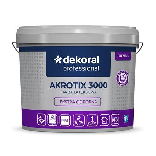 Farba Lateksowa Professional Akrotix 3000 2,59L Baza ZN Dekoral