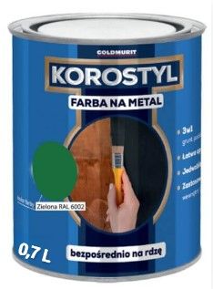 Farba Na Metal Korostyl Zielony 6002 0,7L Goldmurit