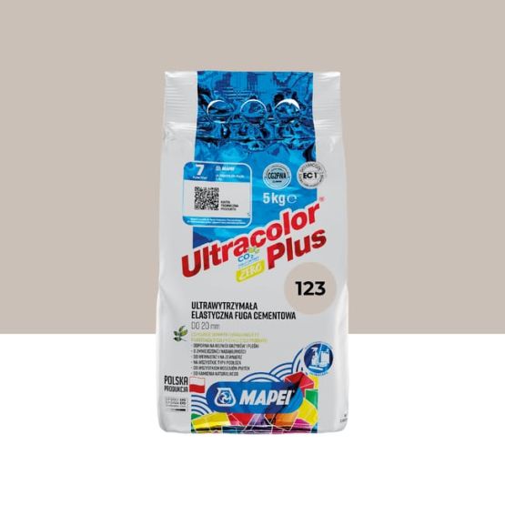 Fuga Ultracolor Plus Antyczny Biały 123 5 kg Mapei