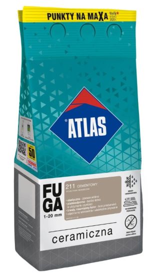Fuga Ceramiczna 5 Kg 211 Cementowy Atlas