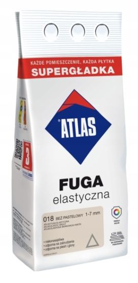 Fuga Elastyczna 3 Kg Beżowy Pastelowy 018 Atlas