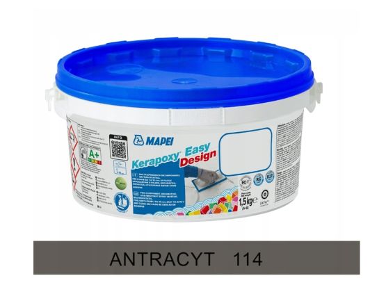 Fuga Kerapoxy ED Antracyt 114 1,5 kg Mapei