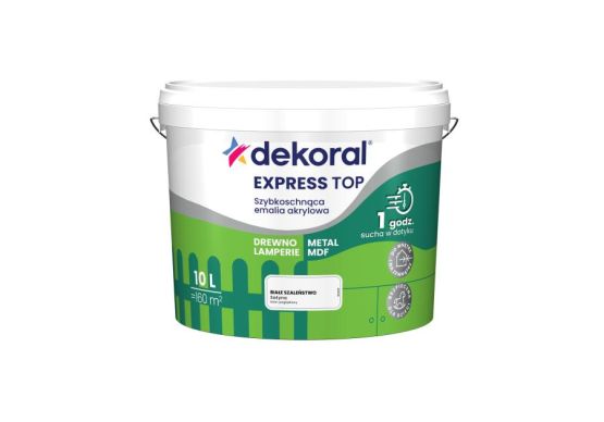 Emalia Szybkoschnąca Do Dzieła Białe Szaleństwo Satyna 10L Dekoral