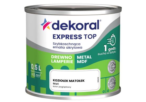 Emalia Szybkoschnąca Do Dzieła Koziołek Matołek Mat 0,5L Dekoral