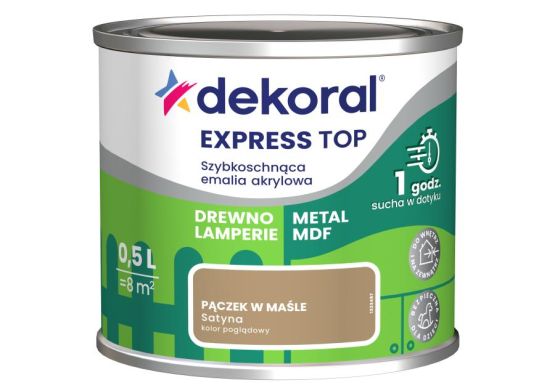 Emalia Szybkoschnąca Do Dzieła Pączek w maśle Satyna 0,5L Dekoral