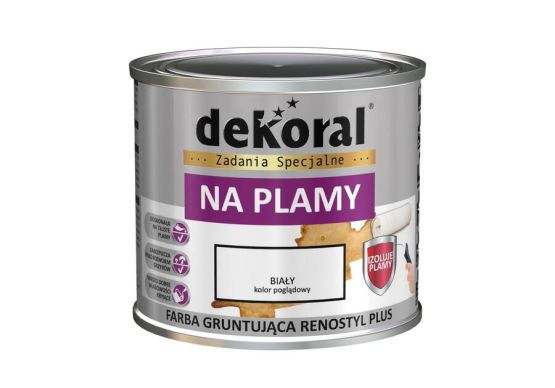 Farba Gruntująca Renostyl Plus Biała Mat 0,4L Dekoral