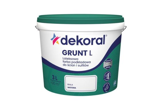 Farba Lateksowa Podkładowa 3L Dekoral