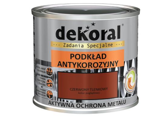 Podkład Antykorozyjny Czerwony Tlenkowy 0,5L Dekoral